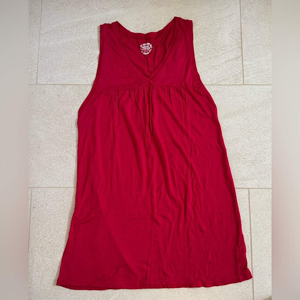 Vintage Free People Red swimsuit cover up